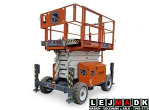 Lej en 14 meter Litium el saxlift Snorkel s3970RTE