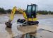 Udlejes Minigraver Komatsu PC16r hs med tilt