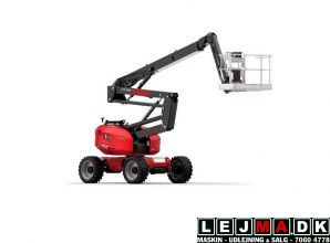 Lej en 18 meter knæk-arm Diesel Bomlift Manitou 180 ATJ med knækarm