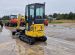 Udlejes Minigraver Komatsu PC16r hs med tilt