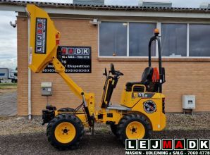 Udlejes 1 Ton dumper JCB