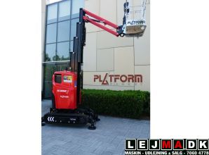 Lej en 10 meter bæltelift / søjle / saxlift Heron 10E