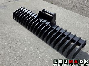 Lej en 180cm Rive til gravemaskine 5-8 ton S45 Beslag
