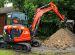 Lej en 5,5 Ton Minigraver m. tilt Kubota KX60-5