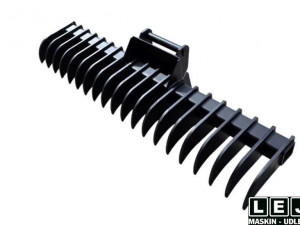 Lej en 180cm Rive til gravemaskine 5-8 ton S45 Beslag