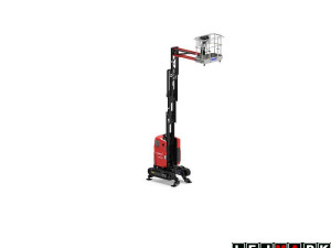 Lej en 10 meter bæltelift / søjle / saxlift Heron 10E