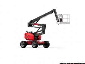 Lej en 18 meter knæk-arm Diesel Bomlift Manitou 180 ATJ med knækarm