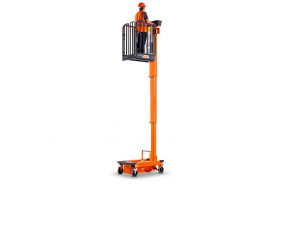 Lej en 5,5 meter JLG Nano 35 Power Tower Push Around