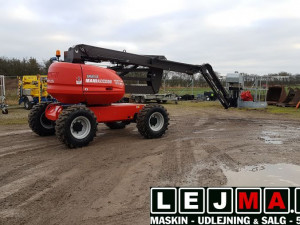 udlejes Diesel Bomlift 18 meter Manitou 180 ATJ med knækarm