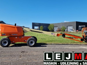 Lej en Diesel Bomlift 16 meter Ligearm JLG 460SJ HC3 (HIGH CAPACITY) 450kg i kurv
