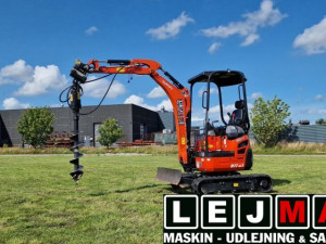 Lej Minigraver med Pælebor ø250mm