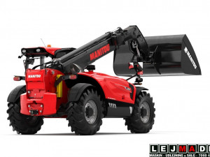 Lej en Landbrugs teleskoplæsser 10 meter med kornskovl Manitou MHT10135