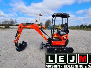 Lej en minigraver Kubota U17 med tilt
