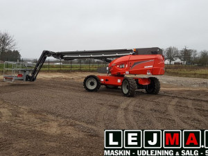 Udlejes 22 meter Diesel Bomlift Manitou 220TJ